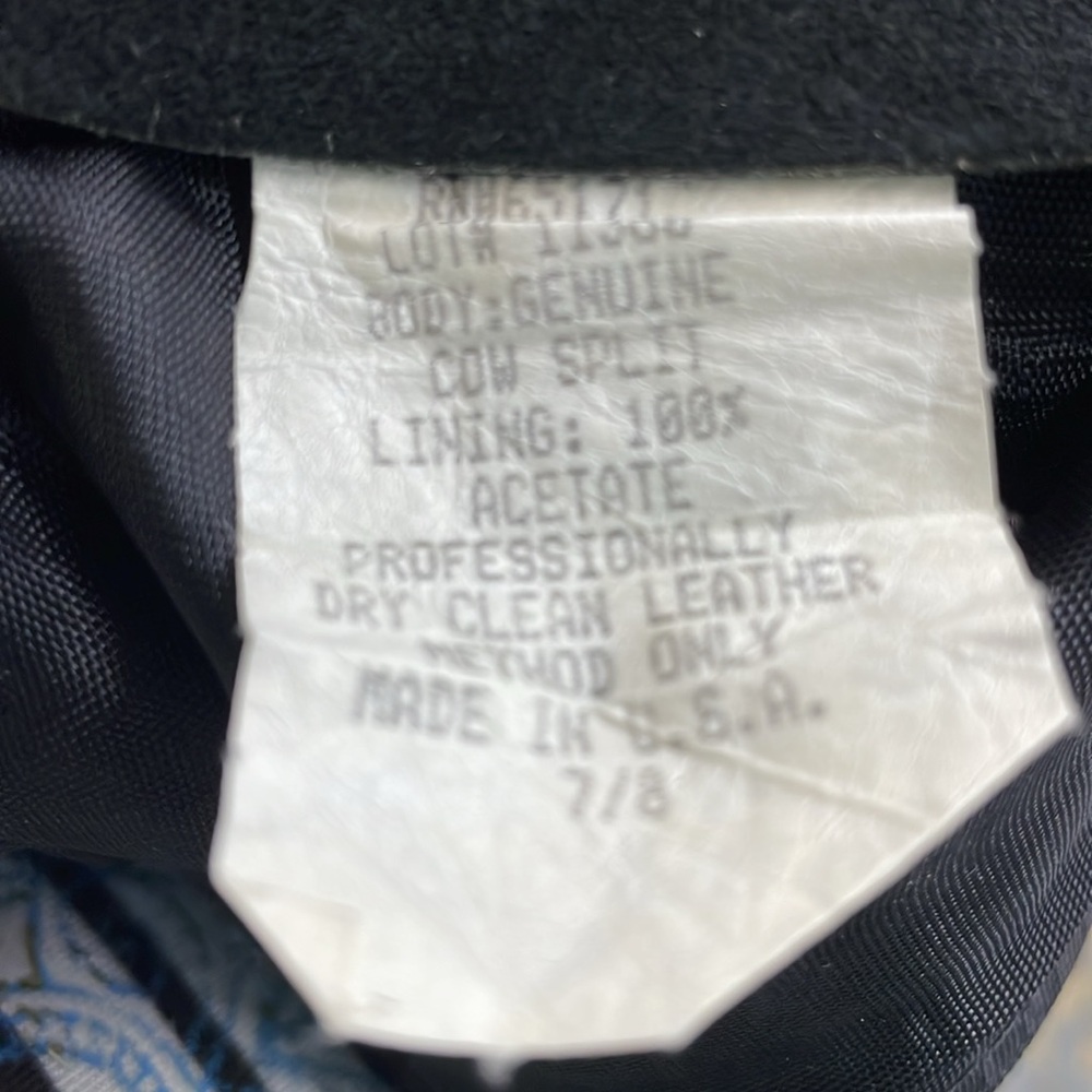 Paul Harris vintage suede/leather zip back  skirt sz ladies 7/8 - Picture 7 of 7